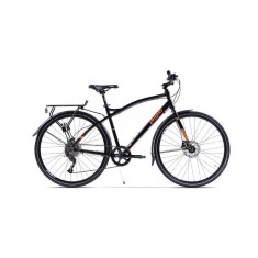 Bicicleta touring Pegas Hoinar HOINARM9S281NA, 28&quot;, Negru-Portocaliu