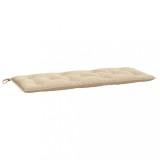 Cumpara ieftin Perna banca de gradina, bej, 120x50x7 cm, material oxford