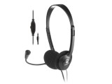 Casti On-Ear NGS MS 103 Pro, Control volum, Negru