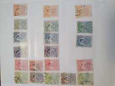 Romania 1903-1930 timbre ?tampilate - set 3 foto