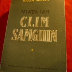 Maxim Gorki - Viata lui Clim Samghin- sau -40 Ani -ESPLA 1951 ilustratii Perahim