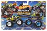 HOT WHEELS MONSTER TRUCK SET 2 MASINI TOTALED SI CRATE DANGER SCARA 1 LA 64, HOT WHEELS - Monster Truck