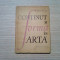 CONTINUT SI FORMA IN ARTA - Andrei Baleanu - 1962, 191 p.; tiraj: 4500 ex.