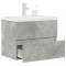 vidaXL Set mobilier de baie, 2 piese, gri beton, lemn compozit 3324914