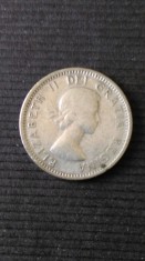 10 CENTS 1953 CANADA,ARGINT.