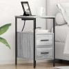 VidaXL Noptieră 2 pcs sonoma gri 30 x 48 x 61 cm Lemn compozit 859417