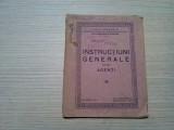 INSTRUCTIUNI GENERALE.. AGENTI - &quot;DACIA-ROMANA&quot; Soc. G. de Asigurare -1924, 96p