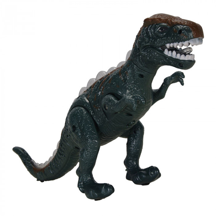 Dinozaur cu miscare si sunet, 35 x 8 x 24 cm, plastic, 3 x AA, 3 ani+