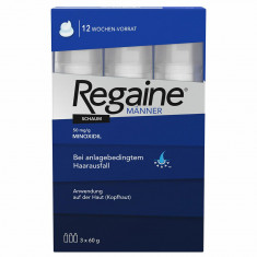 Spuma pentru Cresterea Parului, Johnson &amp;amp; Johnson, Regaine, Minoxidil 5%, Tratament pentru 3 Luni, 3 foto