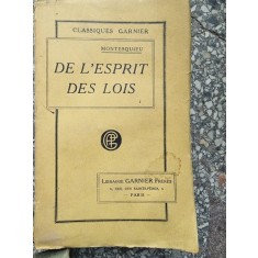 Montesquieu - De l&#039;Espirit des Lois