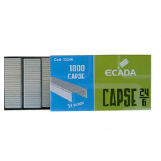 Set 1000 Capse Metalice ECADA 24/6, Capse Metalice 24/6, Capse din Metal, Set de Capse 24/6, Capse de Metal la Set, Seturi de Capse Metalice 24/6, Set