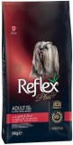 REFLEX Plus Adult Mini Small Breed, XS-S, Miel si Orez, hrana uscata caini, 8kg