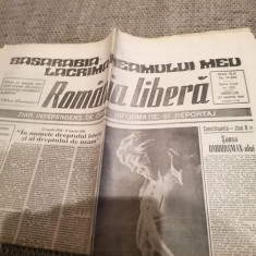 Ziar Romania Libera - Miercuri 27 Martie 1991