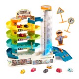 Garaj cu parcare pe 4 nivele si 6 masinute, lift electric, heliport deasupra parcarii, 33 x 13,5 x 30,5 cm