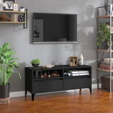 Comoda TV, negru, 100x34,5x44,5 cm, lemn prelucrat GartenMobel Dekor, vidaXL