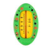 Termometru de baie pentru copii, fara mercur, fara BPA, 0+ luni, verde, Reer 24133 Children SafetyCare