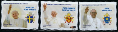 PANAMA 2019 PAPA RELIGIE IOAN PAUL, FRANCISC , BENEDETTO foto