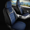 Set Huse Scaune Auto pentru Nissan Almera - Prestige, negru albastru, 11 piese