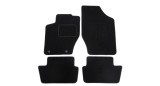 Set covorase auto mocheta Velor Citroen C4 (LA/LC), 10.2004-12.2010; Peugeot 307 (3_), 03.2001-09.2007; Peugeot 308 (4_), 09.2007-12.2013, negru,