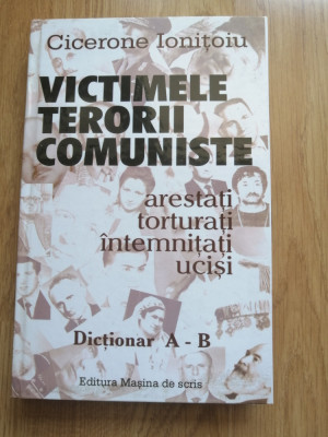 Victimele terorii comuniste. Arestaţi, torturaţi, &amp;icirc;ntemniţaţi, ucişi. Dicti. A-B foto