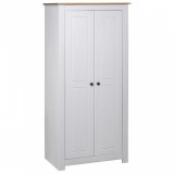 vidaXL Șifonier, alb, 80 x 50 x 171,5 cm, lemn masiv pin gama Panama