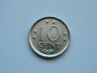 10 CENT 1982 ANTILELE OLANDEZE foto
