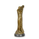 Noaptea-statueta din bronz cu un soclu din marmura BF-42
