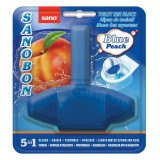 Cumpara ieftin Odorizant vas toaleta Sano Bon Blue Peach 5 in 1 55 g