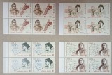 TIMBRE ROMANIA LP1756/2007 MNH -ANIVERSARI COMEMORARI -BL. de 4