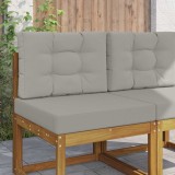 vidaXL Perna pentru canapea de exterior 2 pcs Gri Poliester 900728