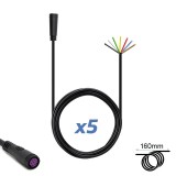 Conector Waterproof 8mm 7 Pin 5F