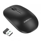 Mouse Wireless Borofone BG14 Planet, 1000DPI, Negru