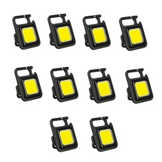 Set 10x mini lanterne camping multifunctionale, desfacator de sticle, magnet, incarcare USB