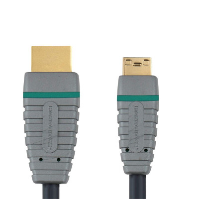Cablu HDMI - Mini HDMI cu Ethernet Bandridge BVL1502 (2m) foto