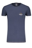 Cumpara ieftin Aeronautica Militare Tricou barbati, cu mini logo brodat, Regular Fit, Bleumarin, 2XL