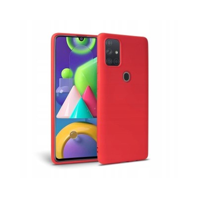 Husa SAMSUNG Galaxy M30s - Silicone Cover (Rosu) foto