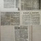 Fotografii cu articole din diverse periodice ale vremii despre judetul Radauti