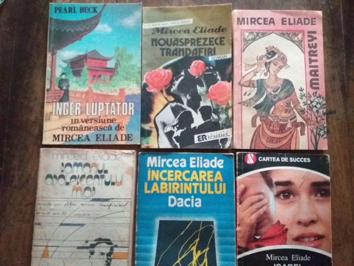 Lot carti Mircea Eliade-5+1