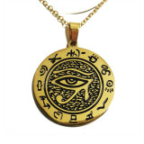 Pandantiv masonic Auriu - Ochiul lui Horus - MM1020, Fashion Manufacturer