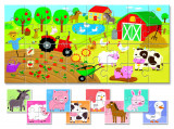 Baby Puzzle - Ferma, Ludattica, 2-3 ani, 32 piese