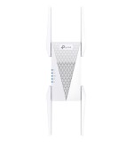 RANGE EXTENDER TP-LINK wireless 5400Mbps, 1 port Gigabit, 4 antene externe, 2.4 / 5 si 6 GHz triple band, Wi-Fi 6, &quot;RE815XE&quot; (timbru verde 2 lei)