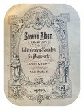 H456-Album vechi Partituri Pian- Cele mai populare Sonate- Editie Peters anii 1900- Louis Kohler-Adolf Ruthhardt vol. 1 Leipzig Germania stare buna.