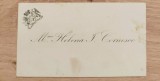 Carte de vizita Elena Cornescu / Stema boiereasca / Heraldica