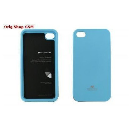 Husa Mercury Jelly Apple iPhone 4/4S Sky Blue Blister