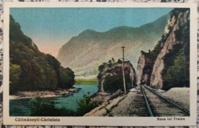 Calimanesti-Caciulata, Masa lui Traian// CP foto