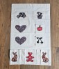 ORGANIZATOR DE PERETE VINTAGE DIN BUMBAC GROS CU 9 BUZUNARE