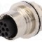 Conector circular, mama, 8 pini, BULGIN - PXM6012/08S/CR