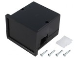 Carcasă ABS Neagră cu Răsucire 72x72x55mm, MASZCZYK