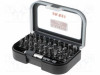 Set 31 Capete Surubelnita Bahco 25mm, Torx, Imbus, Philips, Pozidriv, Plat, Suport Magnetic, Geanta