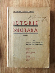 ISTORIE MILITARA- ILIESCU ZANOAGA- VOL I -contine harti/1943 foto